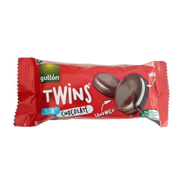 ΜΠΙΣΚ.GULLON TWINS MILK CHOCOLATE 42 GR*21T