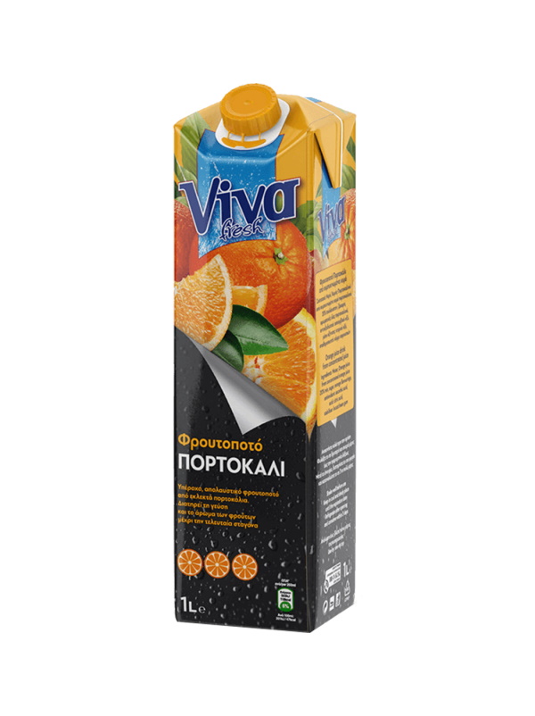 ΧΥΜΟΣ VIVA ΠΟΡΤΟΚΑΛΙ ΦΡΟΥΤΟΠΟΤΟ  1L*12Τ