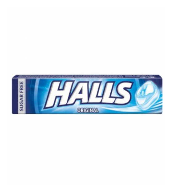 HALLS ΣΩΛΗΝΑΡΙ S/F ORIGINAL ΜΠΛΕ 20TEM*33,5ΓΡ