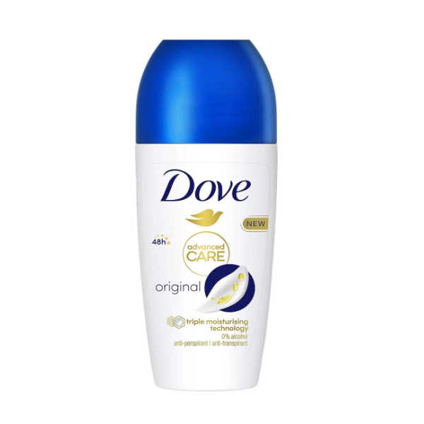 DOVE ROLL ON ADVANCE CARE ORIGINAL 50ML*6T