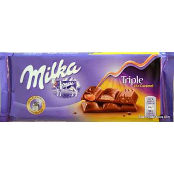 MILKA TRIPLE CHOCOLATE 90ΓΡ*20ΤΕΜ