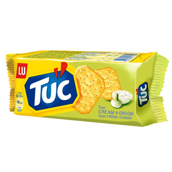 ΚΡΑΚΕΡΣ TUC SOUR CREAM&ONION 100ΓΡ*24ΤΕΜ