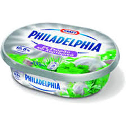 ΤΥΡΙ PHILADELPHIA ΣΚΟΡΔΟ&ΧΟΡΤΑΡΙΚΑ 200ΓΡ*10ΤΕΜ