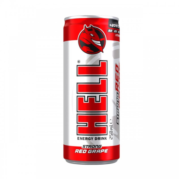 HELL RED GRAPE 250ML*24T