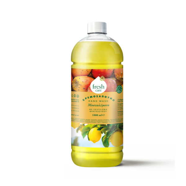 ΚΡΕΜ/ΠΟΥΝΟ REFILL ΜΕ ΠΡΑΣΙΝΟΥ ΜΗΛΟΥ 1000ML*6T FRESH CARE