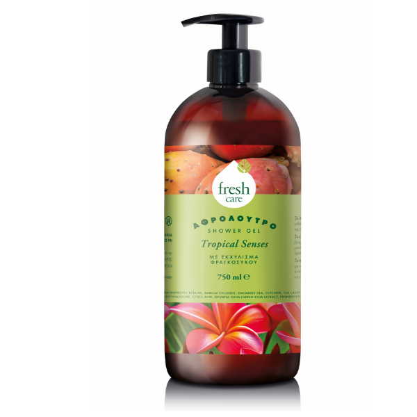 ΑΦΡΟΛΟΥΤΡΟ TROPICAL -ΦΡΑΓΚΟΣΥΚΟ 750ML*12T FRESH CARE