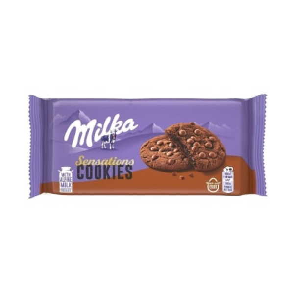 MILKA ΜΠΙΣΚ.SENSATION ΚΑΚΑΟ 156G*12TEM