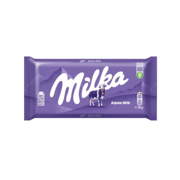 MILKA ALPINE MILK 90GR*25ΤΕΜ