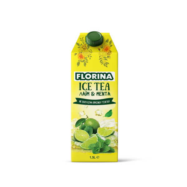 FLORINA ICE TEA  ΛΑΙΜ & ΜΕΝΤΑ 1,5ML*8Τ