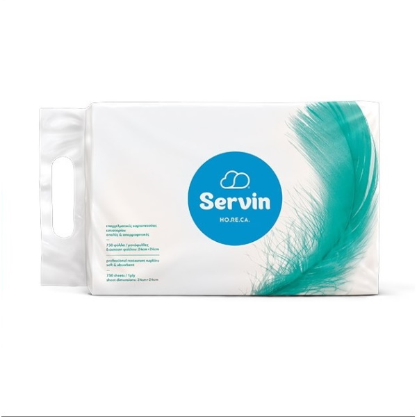 SERVIN ΧΑΡΤΟΠ. ΕΣΤΙΑΤ. 24*24 750Φ*5Τ