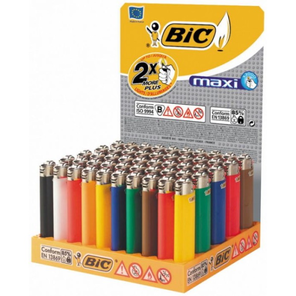 ΑΝΑΠΤΗΡΑΣ BIC MAXI ΑΣΦΑΛΕΙΑΣ 50ΤΕΜ