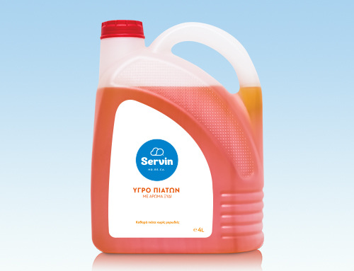 SERVIN ΥΓΡΟ ΠΙΑΤΩΝ ORANGE 4L*4Τ
