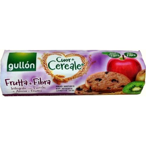 ΜΠΙΣΚ.GULLON FRUTTA E FIBRA 300GR*16T