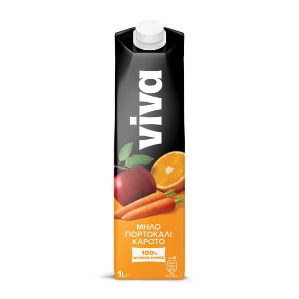 ΧΥΜΟΣ VIVA ΜΗΛΟ-ΚΑΡΟΤΟ-ΠΟΡΤ.1L*12ΤΕΜ