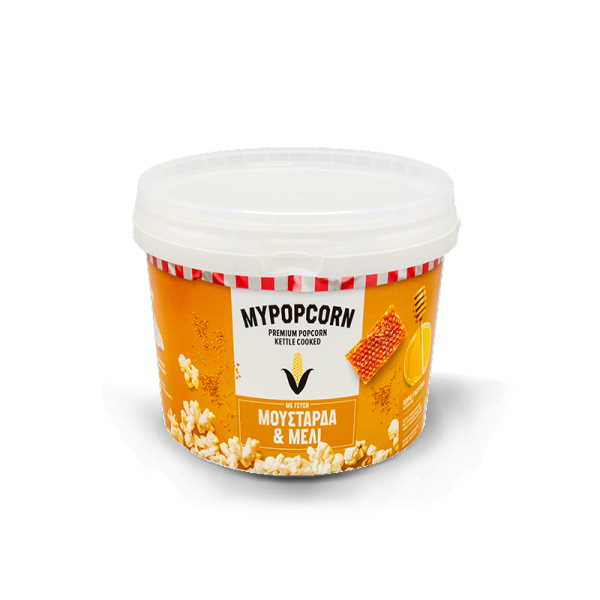 MYPOPCORN ΜΕΛΙ & ΜΟΥΣΤΑΡΔΑ 200ΓΡ