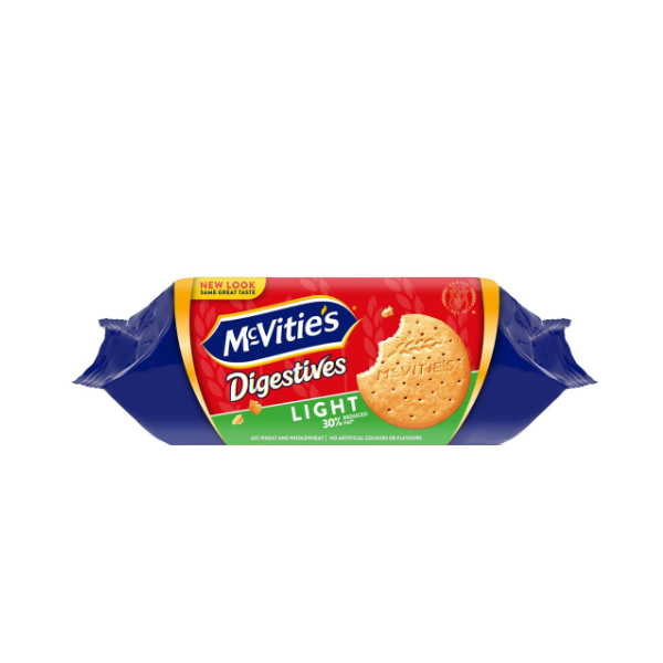 ΜΠΙΣΚΟΤΑ DIGESTIVES LIGHT-30% 250ΓΡ*24Τ MCVITIES