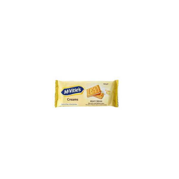 ΜΠΙΣΚΟΤΑ CREAM SANDWICH ΓΑΛΑ 100ΓΡ * 24Τ MCVITIES