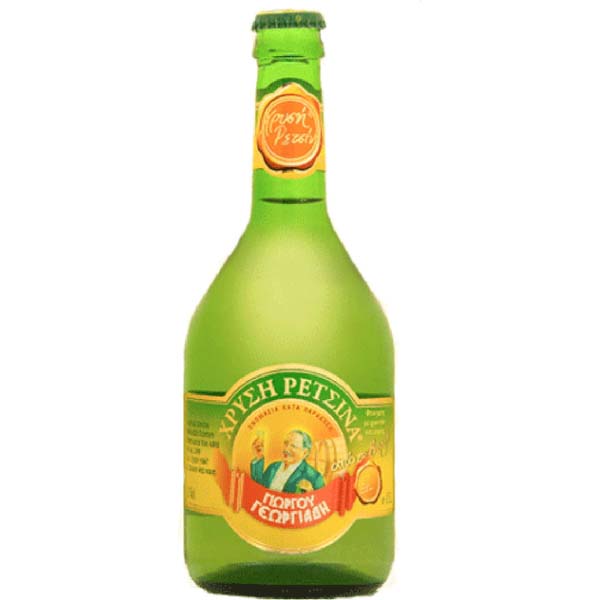 ΚΡΑΣΙ ΧΡΥΣΗ ΡΕΤΣΙΝΑ ΓΕΩΡΓΙΑΔΗ 500ML*18Τ