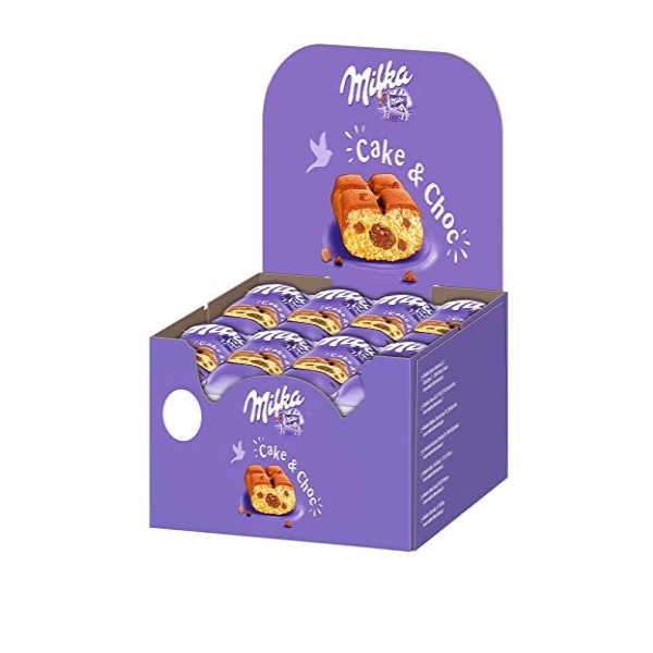 MILKA ΜΠΙΣΚΟΤΑ CHOCO CAKE 35G*24T