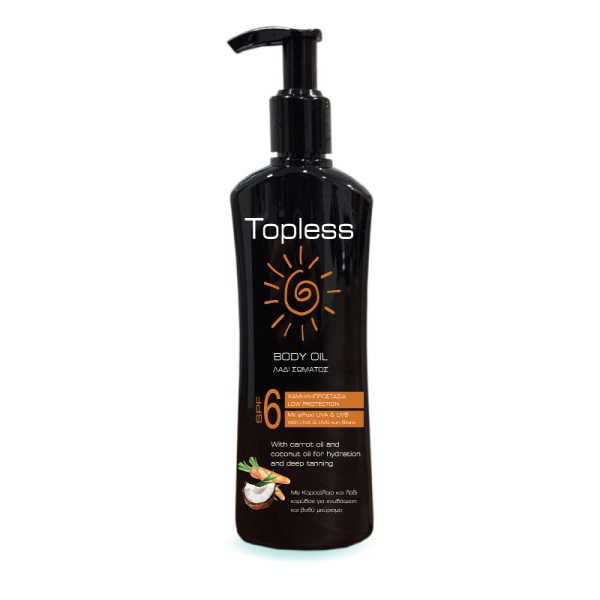 TOPLESS BODY OIL SPF6 150ML*21Τ ΓΙΑ ΣΩΜΑ