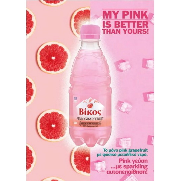 ΒΙΚΟΣ PINK GRAPEFRUIT 330ML*6TEM