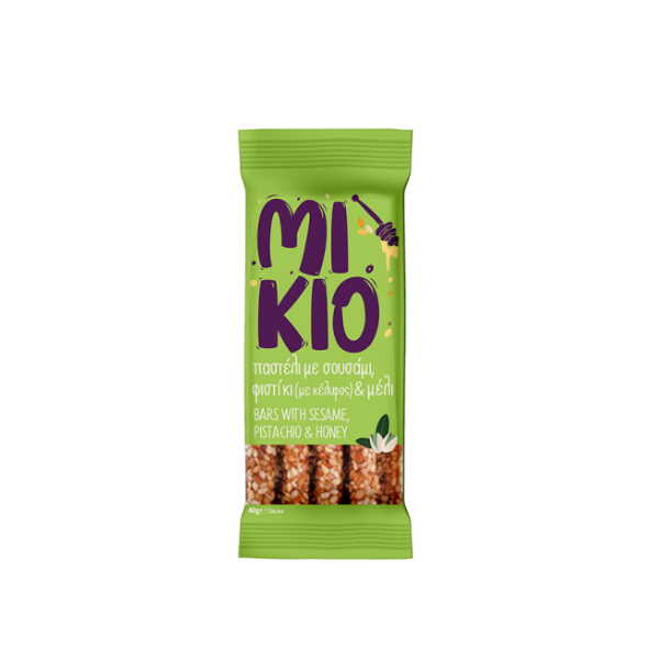 ΚΡΗΤΩΝ ΜΠΑΡΕΣ ΜΕ ΣΟΥΣΑΜΙ&ΦΙΣΤΙΚΙ&ΜΕΛΙ 40ΓΡ*16Τ