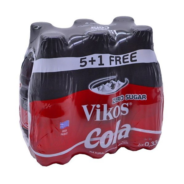 ΒΙΚΟΣ ΚΟΛΑ ZERO 330ML*6TEM PET