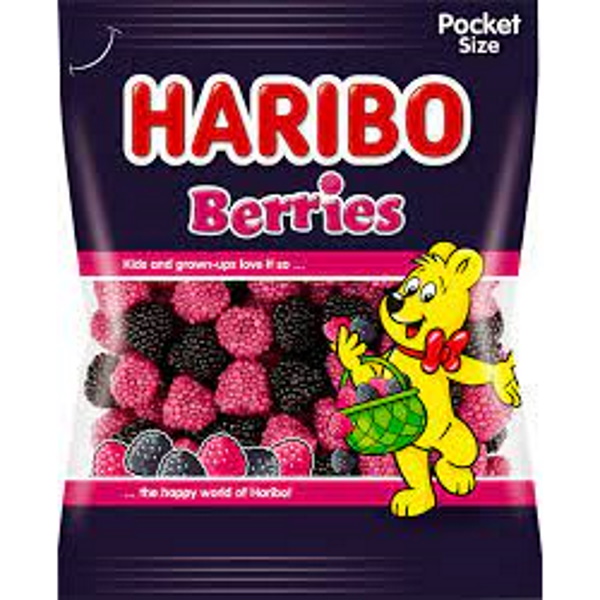 ΖΕΛΕ ΗARIBO BERRIES(ΒΑΤΟΜΟΥΡΑ)100ΓΡ*30TEM.