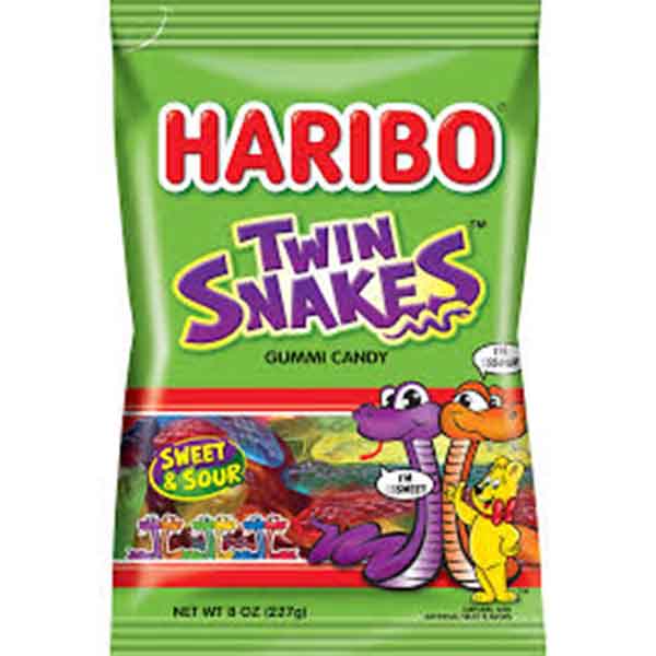 ΖΕΛΕ HARIBO TWIN SNAKES 175GR*12T