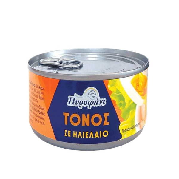 ΤΟΝΟΣ ΠΥΡΟΦΑΝΙ CHUNKS ΣΕ ΗΛΙΕΛΑΙΟ 160ΓΡ*48Τ