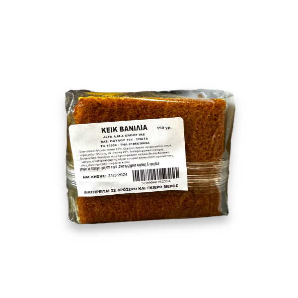 ALFA ΚΕΙΚ ΒΑΝΙΛΙΑ 150GR*12Τ