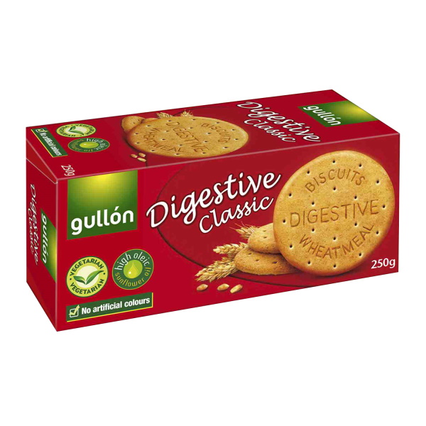 ΜΠΙΣΚ DIGESTIVE GULLON CLASSIC 250G*12Τ