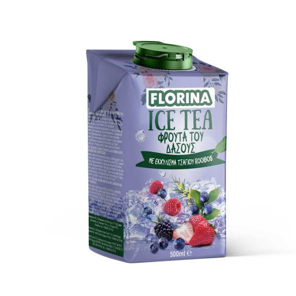 FLORINA ICE TEA  ΦΡΟΥΤΑ ΤΟΥ ΔΑΣΟΥΣ 500ML*6Τ