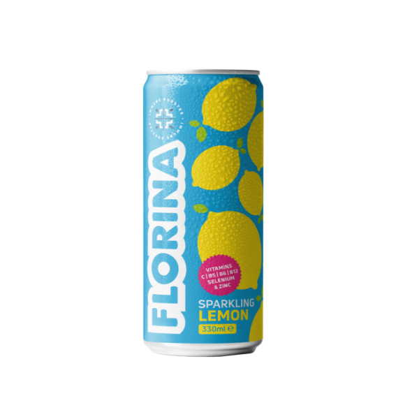 FLORINA SPARKLING ΛΕΜΟΝΙ ΚΟΥΤΙ 330ML*24Τ
