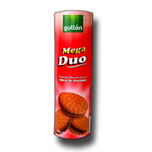 ΜΠΙΣΚΟΤA MEGA DUO 500G*20T GULLON ΣΟΚΟΛΑΤΑ