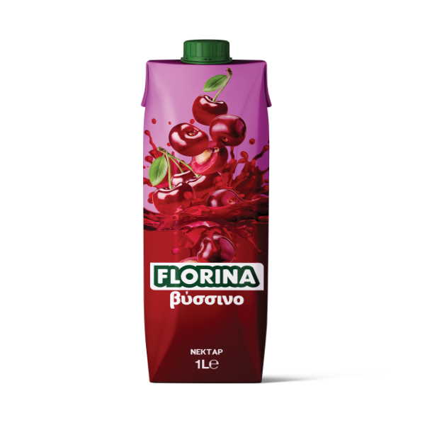FLORINA ΧΥΜΟΣ  ΒΥΣΣΙΝΟ ΝΕΚΤΑΡ 1L*12Τ