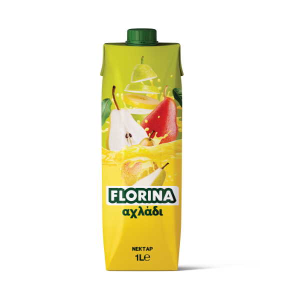 FLORINA ΧΥΜΟΣ  ΑΧΛΑΔΙ ΝΕΚΤΑΡ 1L*12Τ