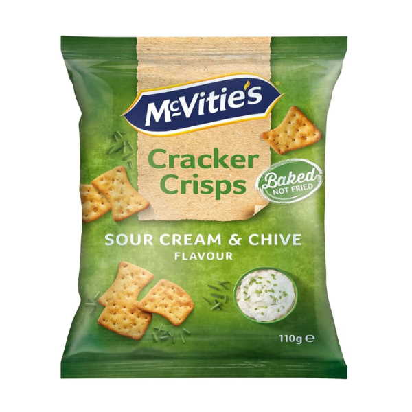 ΚΡΑΚΕΡΣ CRISPS SOYR CREAM  110ΓΡ *14T