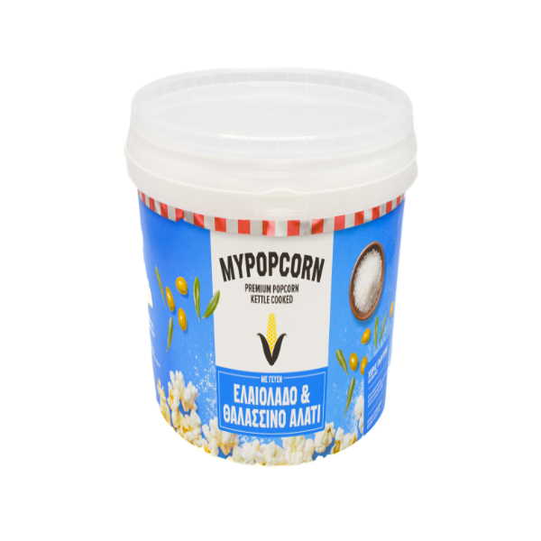 MYPOPCORN ΕΛΑΙΟΛΑΔΟ & ΘΑΛΑΣΣ. ΑΛΑΤΙ 185G