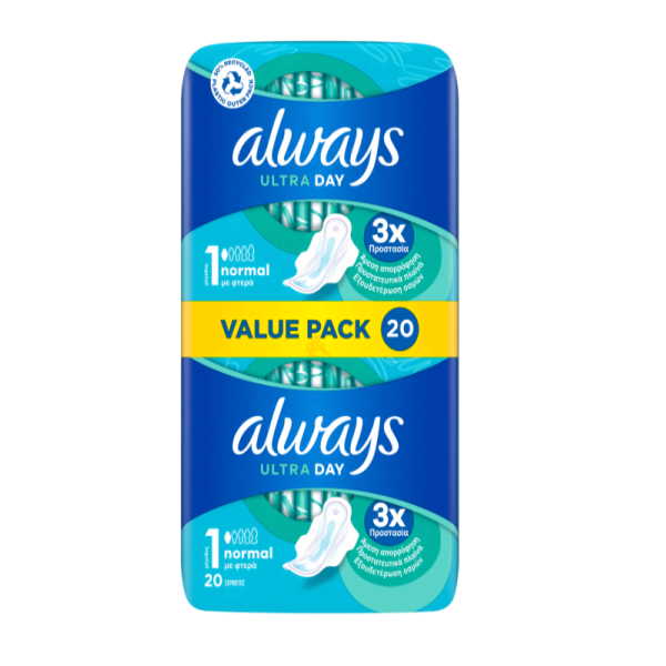 ALWAYS ULTRA NORMAL PLUS 20T*10ΠΑΚ/ΚΙΒ