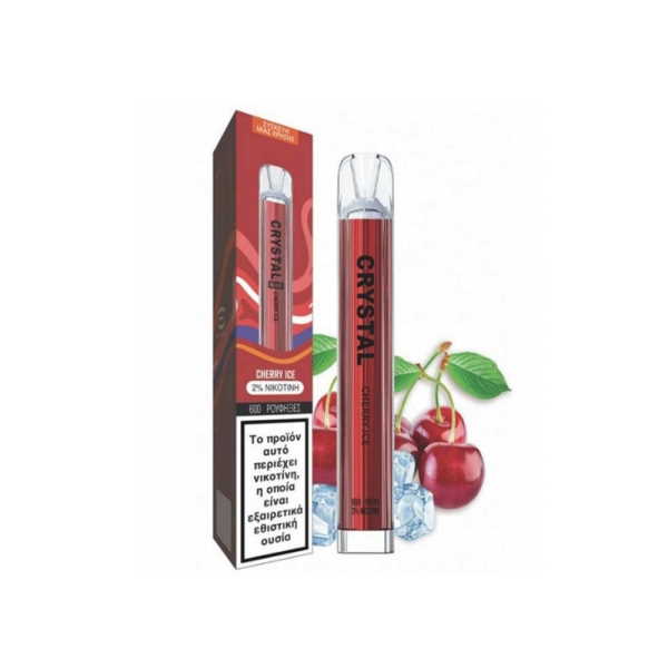 CRYSTAL CHERRY ICE 2% - 600 PUFFS*10Τ