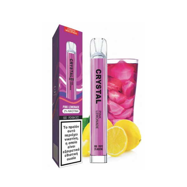 CRYSTAL PINK LEMONADE 2% - 800 PUFFS*10Τ