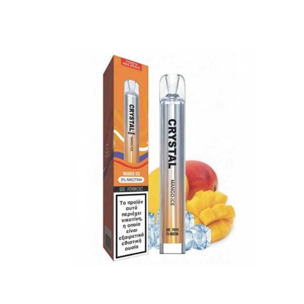 CRYSTAL MANGO ICE  2% - 800 PUFFS*10Τ