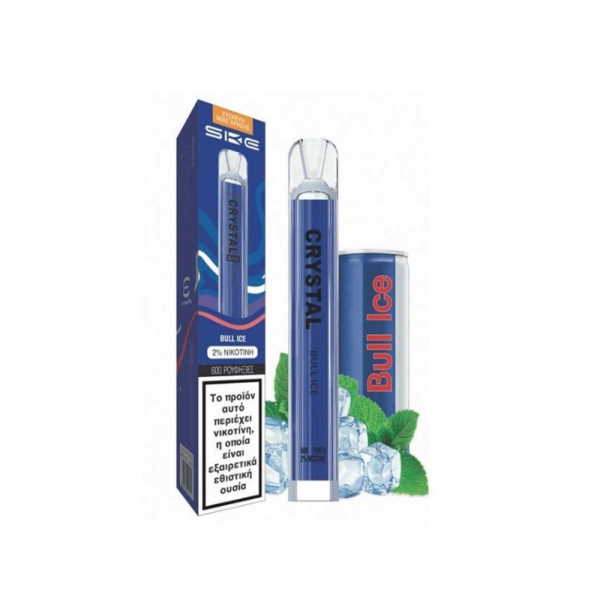 CRYSTAL BULL ICE 2% - 600 PUFFS*10Τ