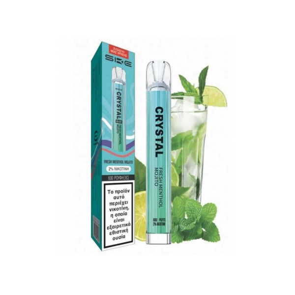 CRYSTAL MENTHOL MOJITO 2% - 600 PUFFS*10Τ