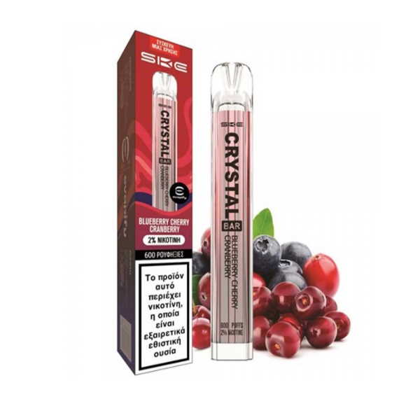 CRYSTAL BLUEBER-CHERRY-CRANBER 2% - 800 PUFFS*10Τ