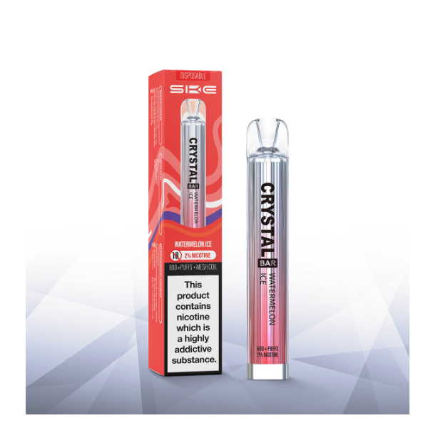 CRYSTAL WATERMELON ICE 0% - 600 PUFFS*10Τ