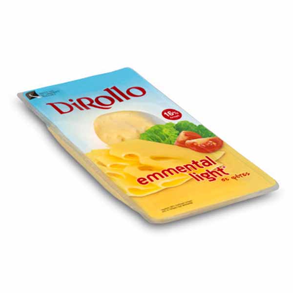 DIROLLO EMMENTAL LIGHT ΣΕ ΦΕΤΕΣ 175GR*10Τ (Σ5)