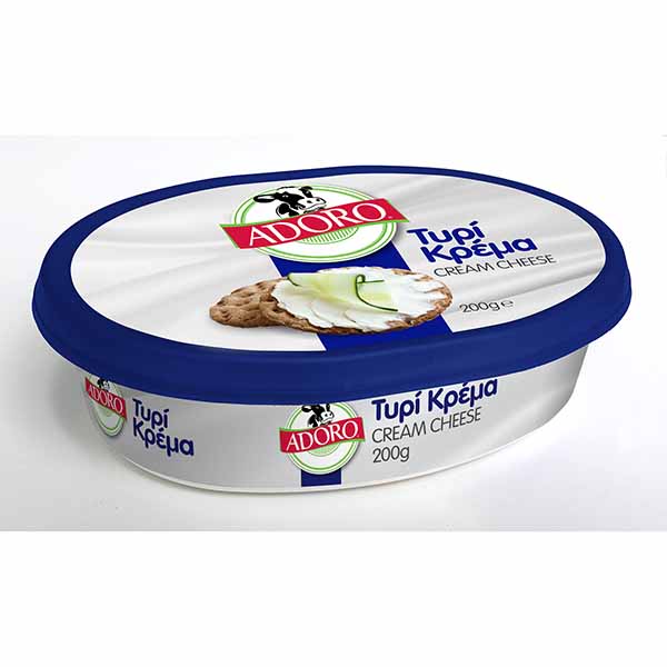 ADORO ΤΥΡΙ ΚΡΕΜΑ 8ΤΕΜ*200GR (Σ1)