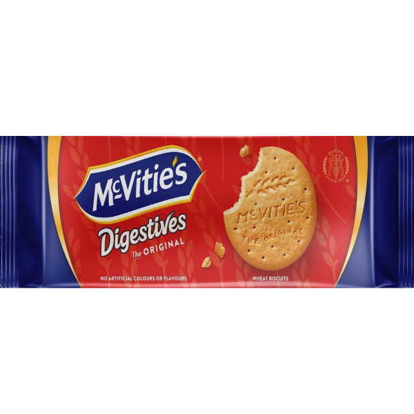 ΜΠΙΣΚΟΤΑ DIGESTIVES ORIGINAL ΣΚΑΦΑΚΙ 133ΓΡ *14Τ MCVITIES